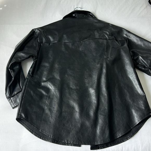 Leather button down - Picture 3 of 3